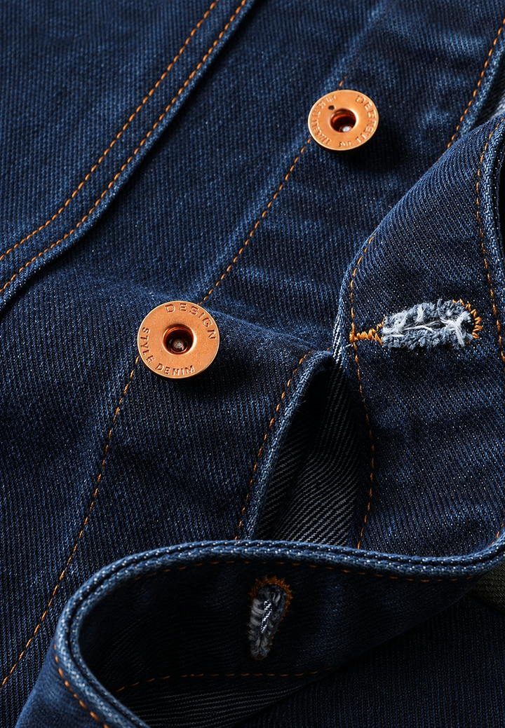 Lässige Jeansjacke mit vielen Taschen – Kilyan