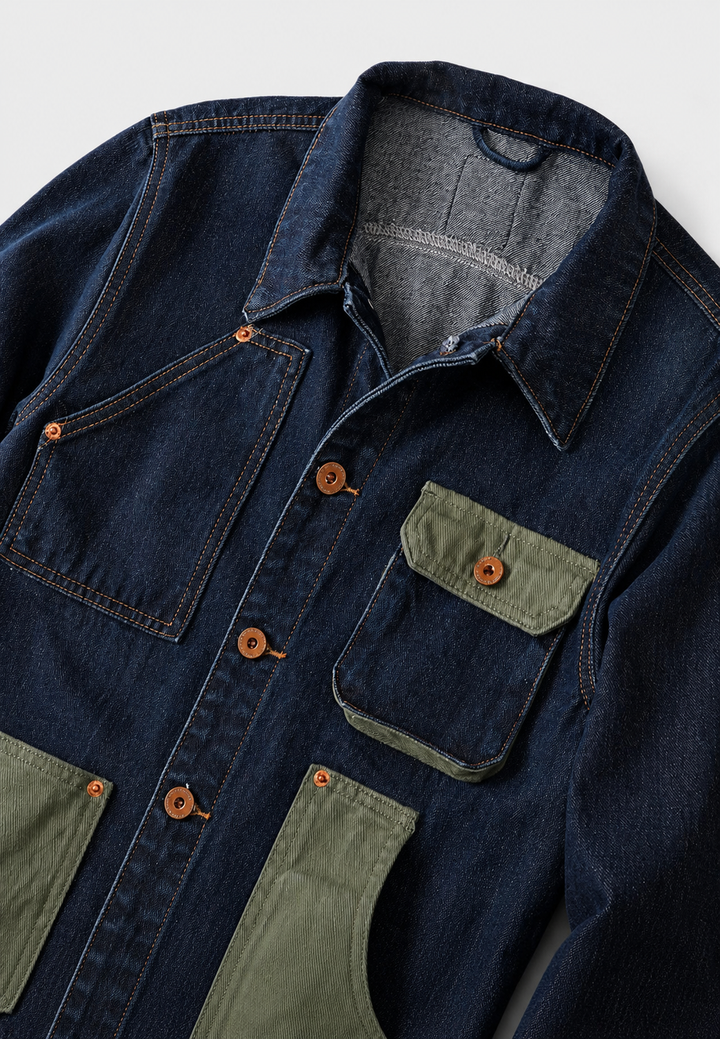 Lässige Jeansjacke mit vielen Taschen – Kilyan