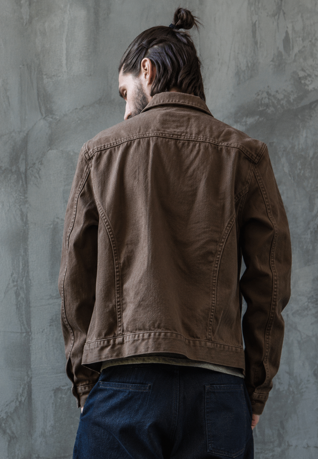 Herren-Worker-Jacke im Washed-Look mit Vordertaschen – Arvid