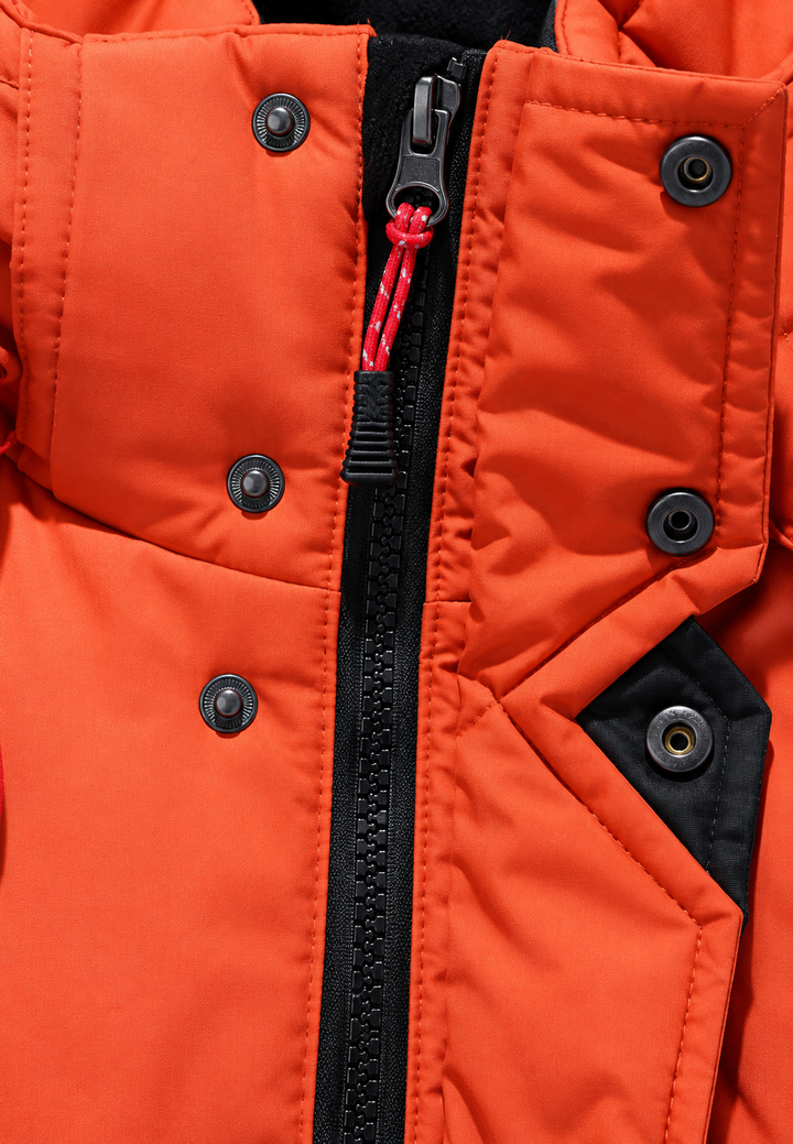 Herren-Outdoor-Steppjacke mit Kapuze und Stehkragen - Stellan