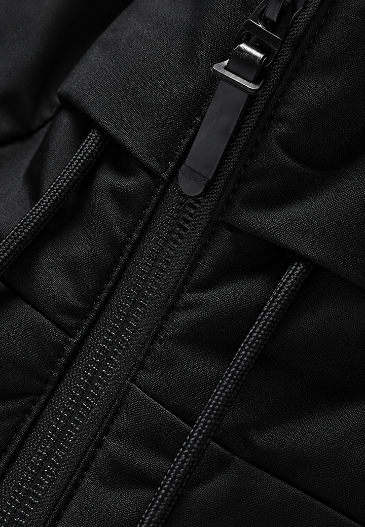 Herren-Steppjacke, Regular Fit, mit Kapuze und Reißverschluss - Hakon