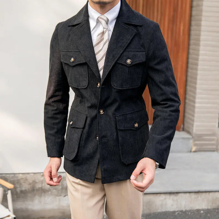 Elegante Cordjacke mit Taschen – Julien