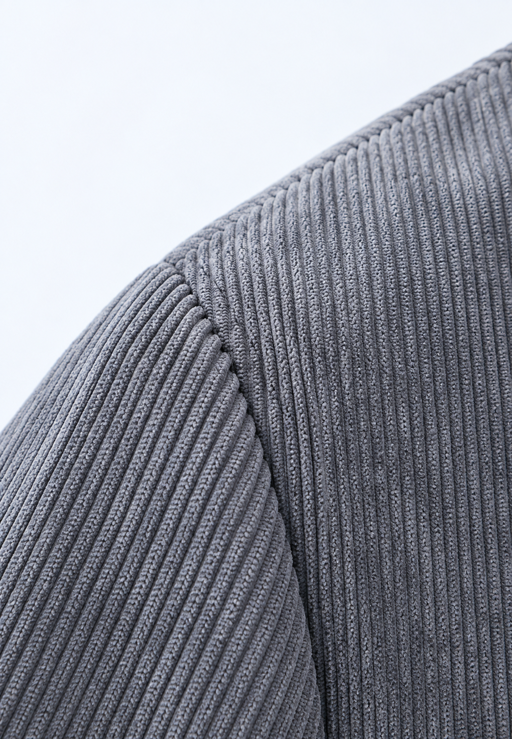 Herren-Cordjacke mit Hemdkragen, Brusttasche und Reißverschluss – Amaury