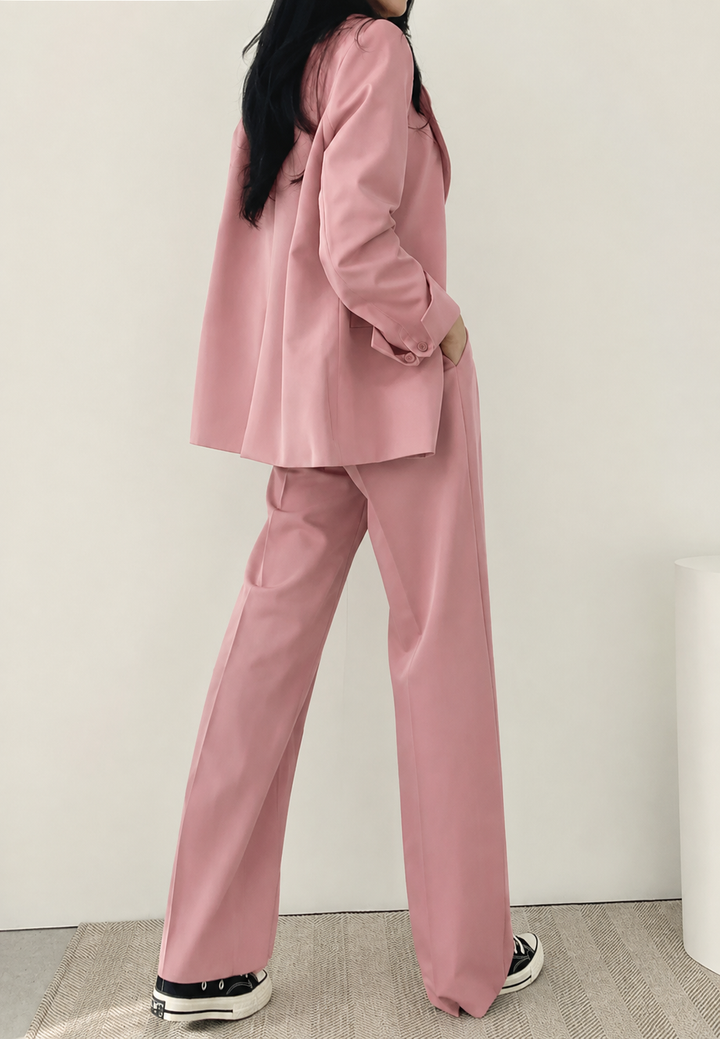 Zweiteiliges Damen-Set aus Blazer und gerader Hose – Athena