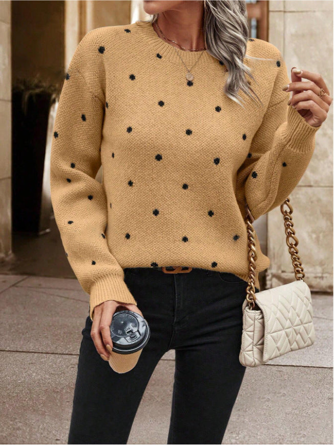 Jacquard-Strickpullover für Frauen - Briska