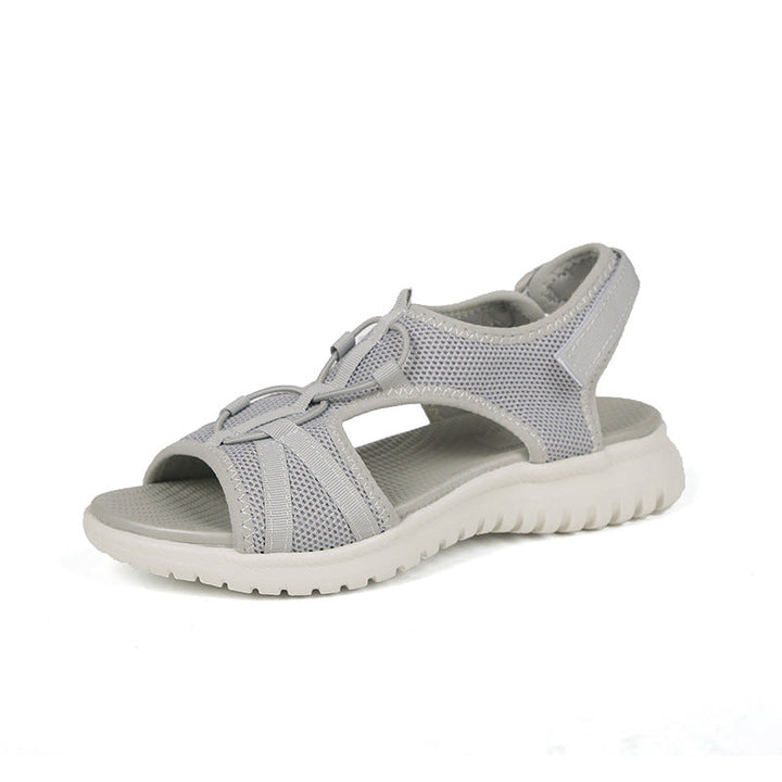 Orthopädische Sandalen mit verstellbarem Doppelriemen und ergonomischem Fußbett - Sarel
