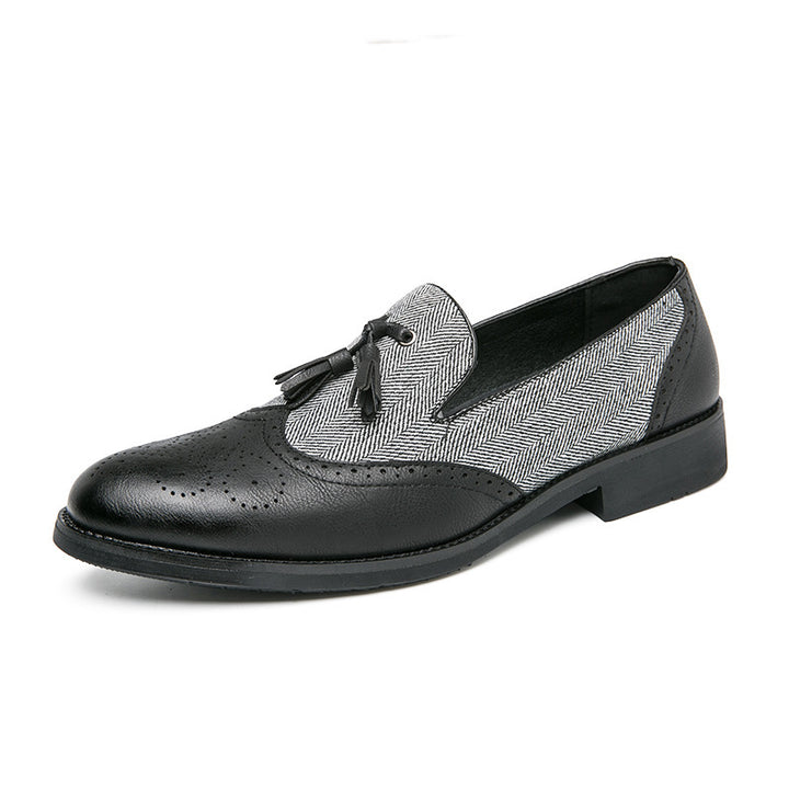 Herren Mokassins Leder Textil Casual - Henrik