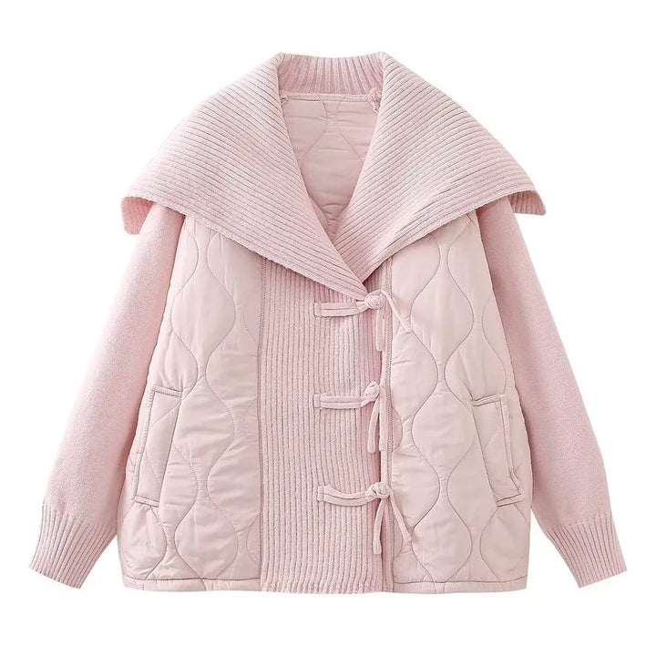 Zamma - Lässiger Oversized-Pullover mit Marinekragen