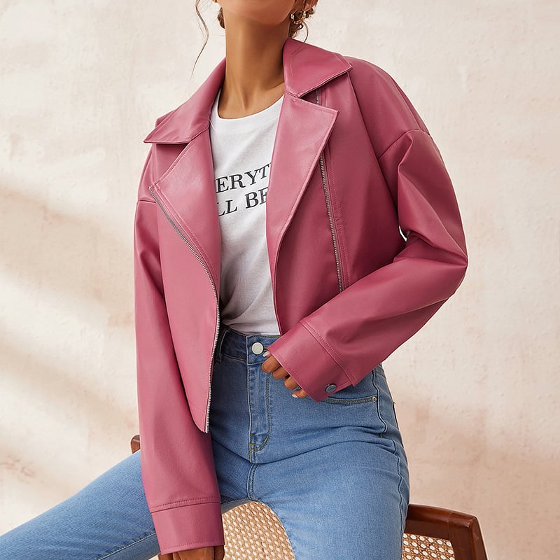 Kurze Jacke mit Reißverschluss im urbanen Stil für Damen - Sirel