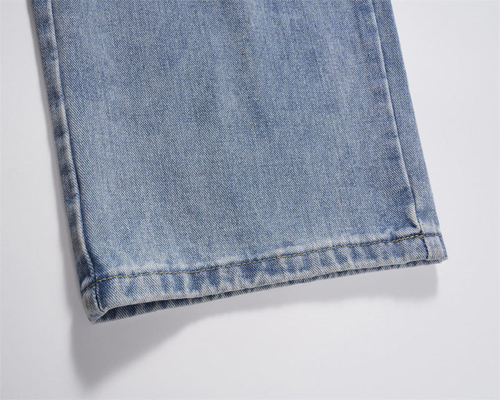 Gerade Utility-Cargo-Jeans für Männer - Falko
