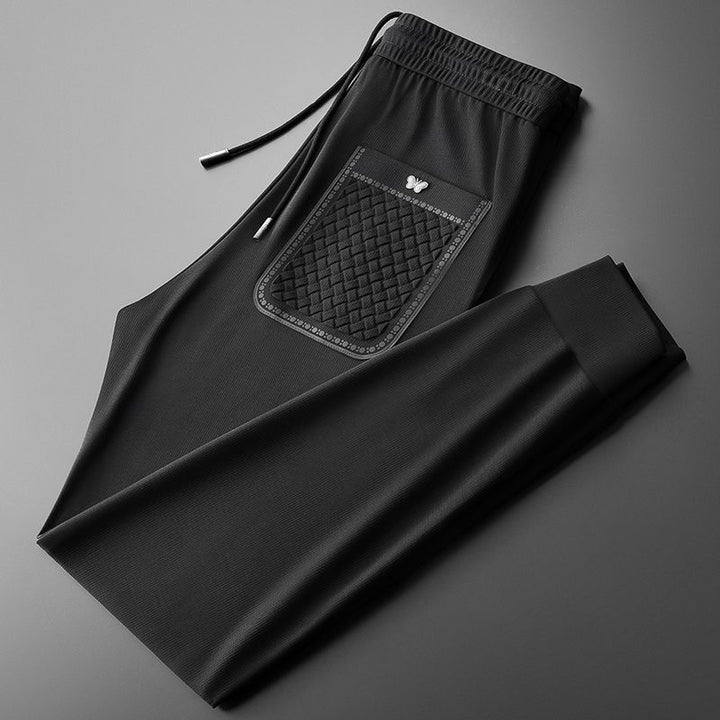 Herren-Sporthose mit bestickter Tasche - André