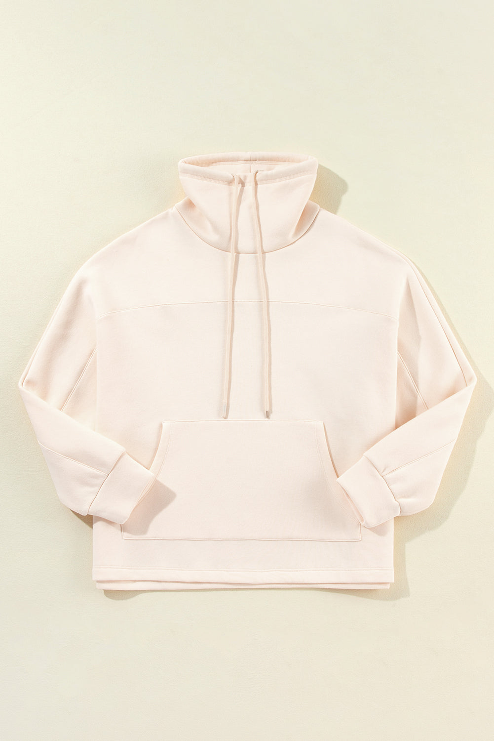 Aubrey - Rollkragen-Sweatshirt mit Kordel und Ärmeln