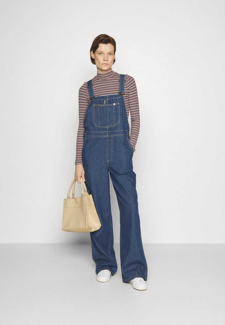 Damen-Jumpsuit aus Denim mit weitem geradem Schnitt - Shirley