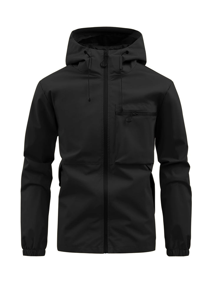 Herrenjacke für die Übergangszeit mit Kapuze und Taschen - Chester