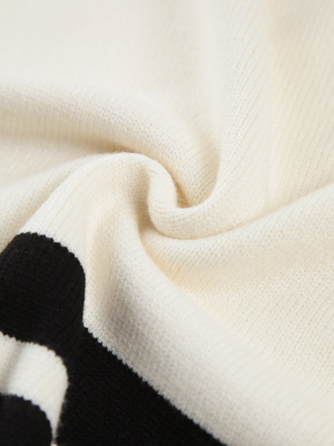 Oversize-Strickpullover mit Rollkragen und Streifen für Damen – Leni