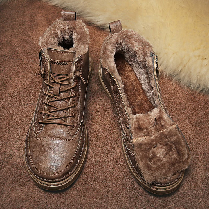 Herrenstiefel mit Warmfutter und Schnürung - Renard