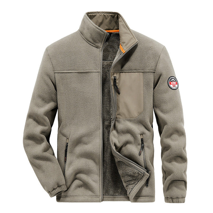 Leichte Herrenjacke mit Fleece-Effekt - Renlo