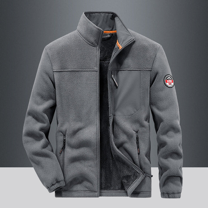 Leichte Herrenjacke mit Fleece-Effekt - Renlo