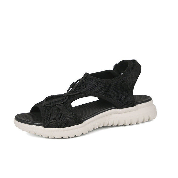 Orthopädische Sandalen mit verstellbarem Doppelriemen und ergonomischem Fußbett - Sarel