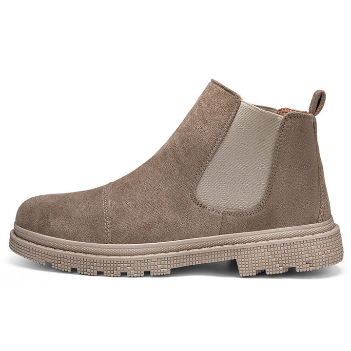 Herren Retro-Stiefeletten aus Leder - Aegis