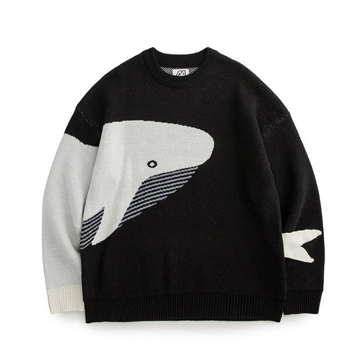 Von der Kunst inspirierter Strickpullover für Männer - Nivaro