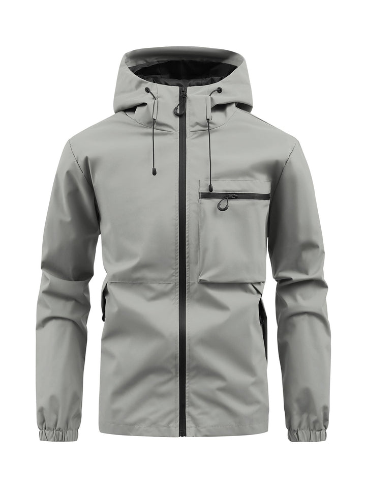 Herrenjacke für die Übergangszeit mit Kapuze und Taschen - Chester