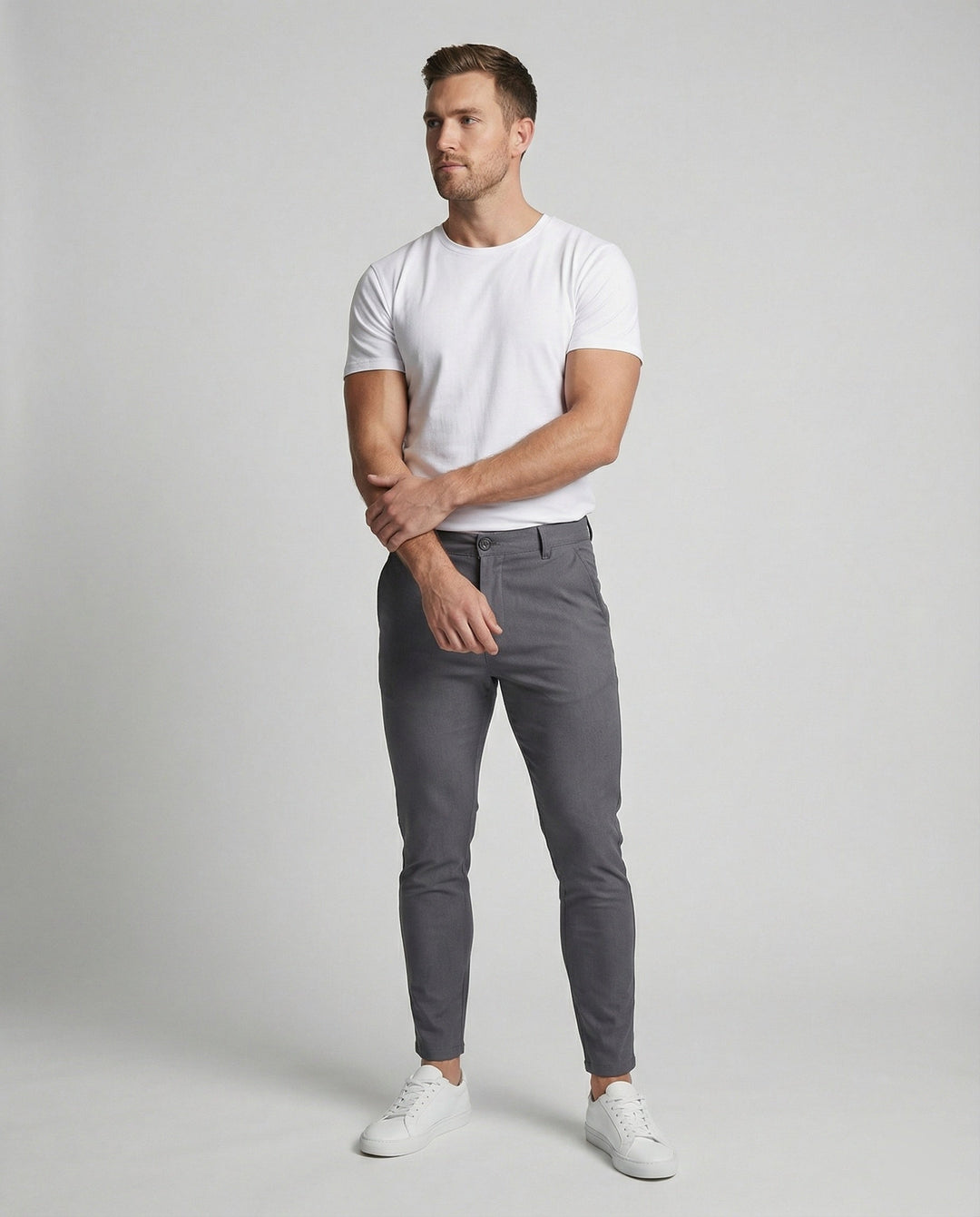 Herren Chino-Hose in schmaler Passform - Sobrius