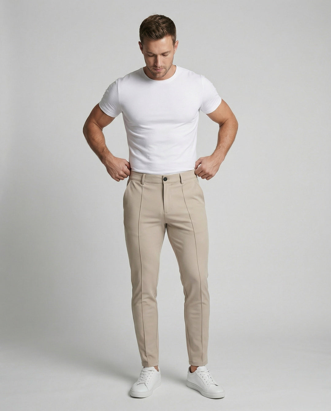 Herren Chino-Hose in schmaler Passform - Michael