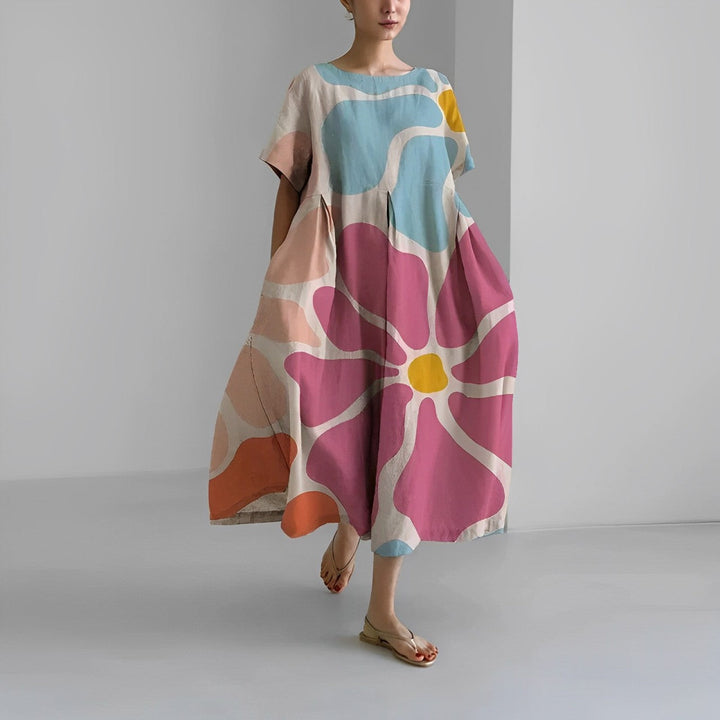 Katarina – Boho-Blumenkleid für einen stilvollen Auftritt