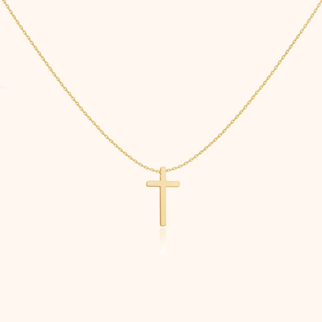Damenschmuck Halskette zentrales Kreuz