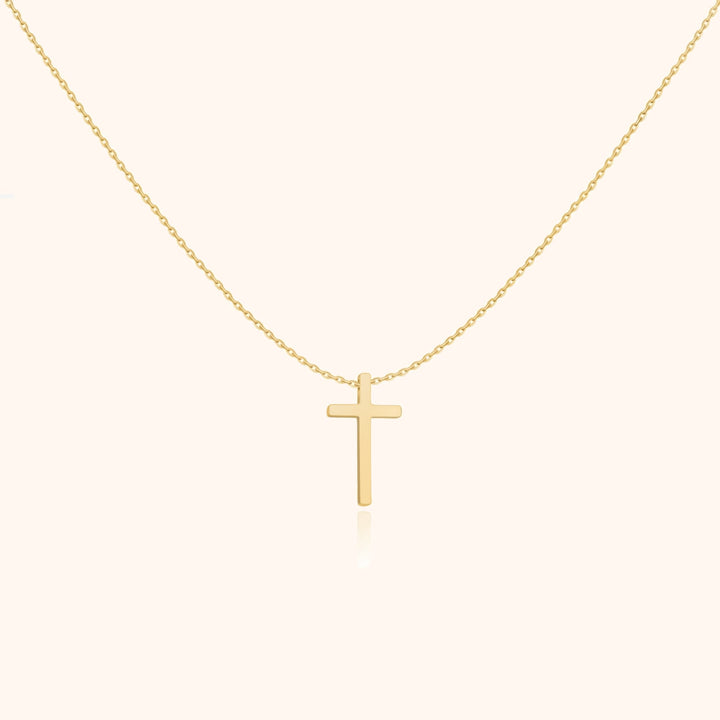 Damenschmuck Halskette zentrales Kreuz