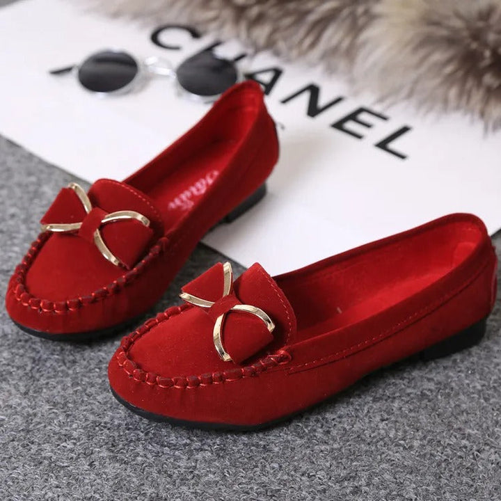 Damen Metallic-Schleifen-Slipper - Beatrice