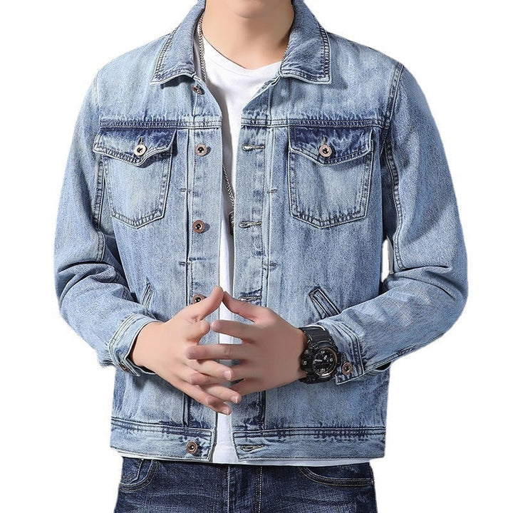 Klassische Herren-Jeansjacke mit Vordertaschen - Byron