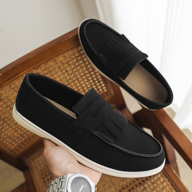 Matte Slipper mit Fransen für Männer - Harrison
