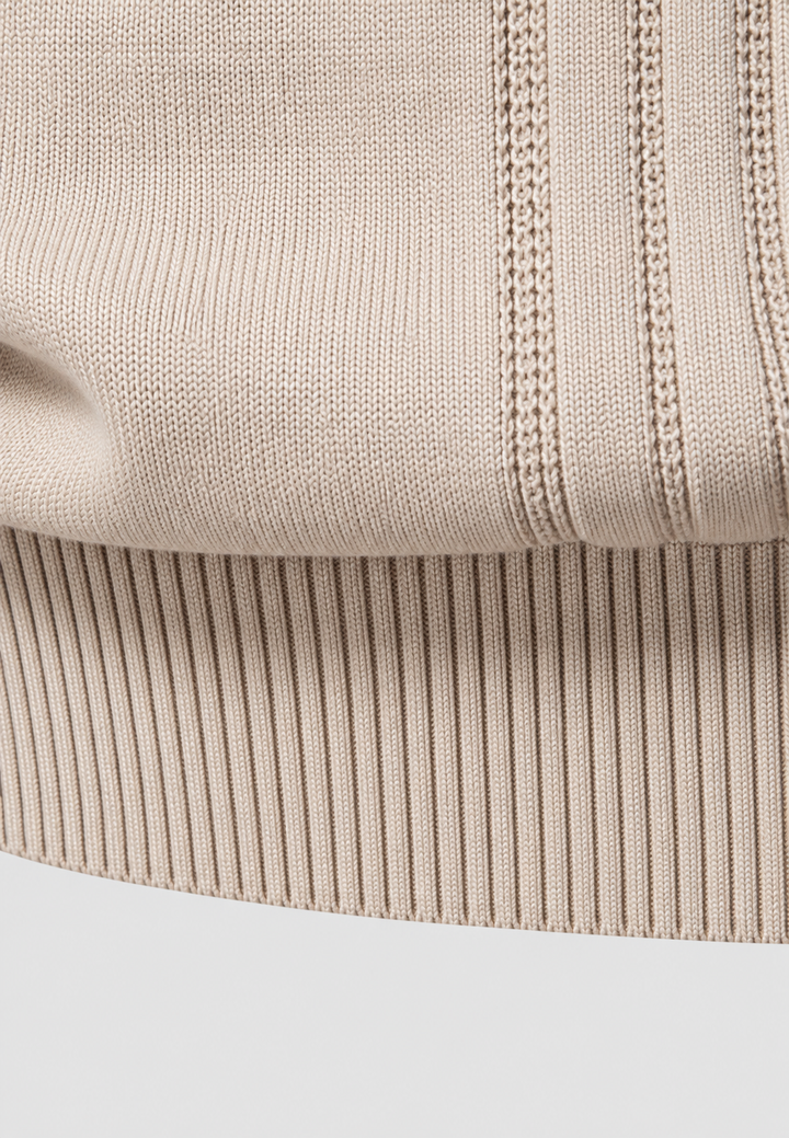 Herrenpullover mit Rundhalsausschnitt und Karomuster – Simon