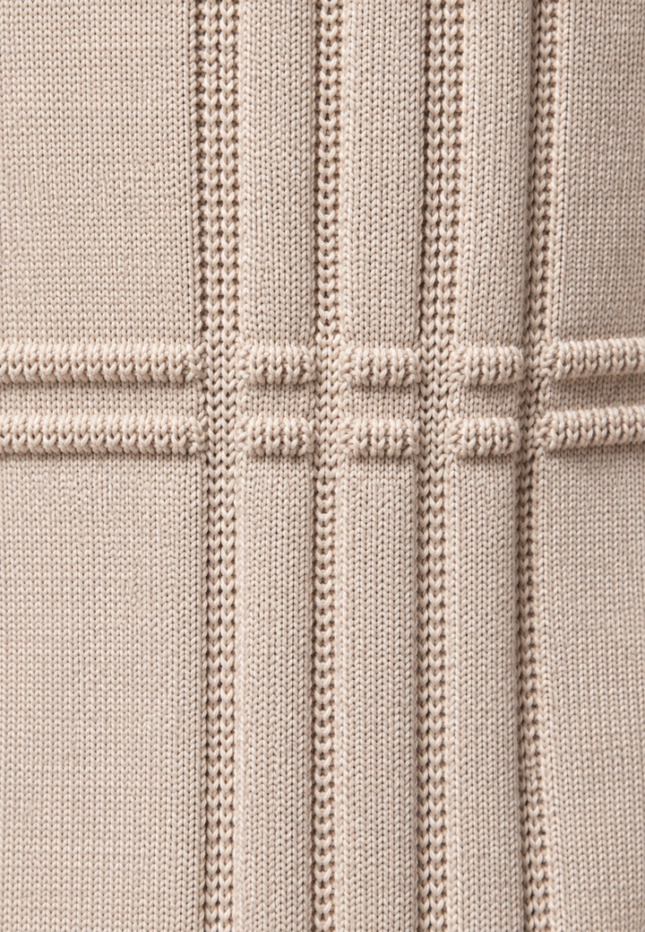 Herrenpullover mit Rundhalsausschnitt und Karomuster – Simon