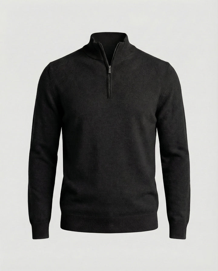 Premium-Pullover mit halbem Reißverschluss für Männer - Tiago