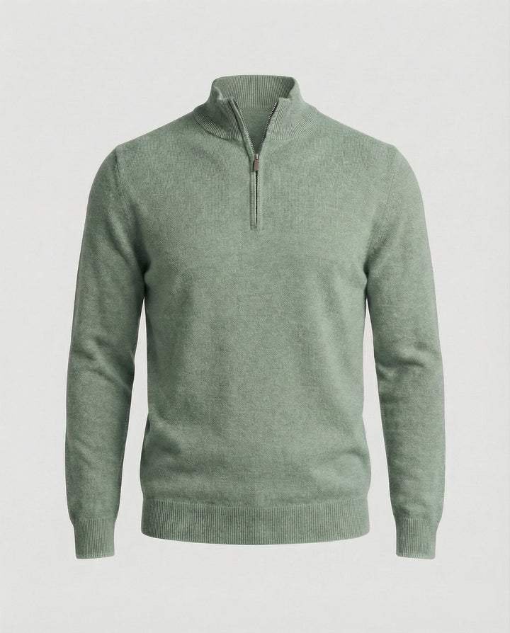 Premium-Pullover mit halbem Reißverschluss für Männer - Tiago