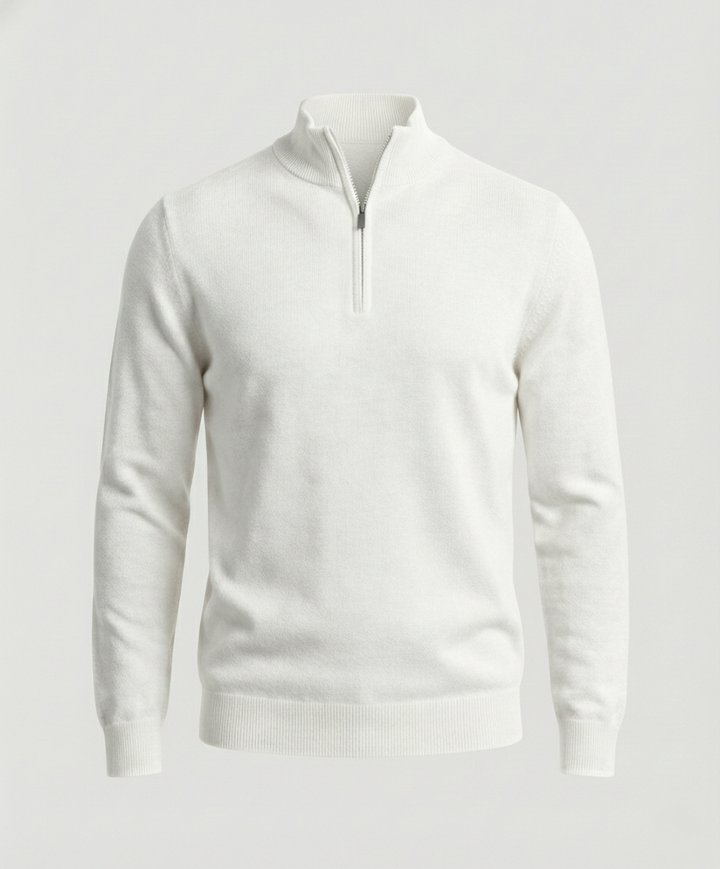 Premium-Pullover mit halbem Reißverschluss für Männer - Tiago