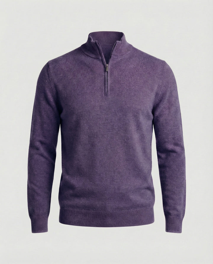 Premium-Pullover mit halbem Reißverschluss für Männer - Tiago