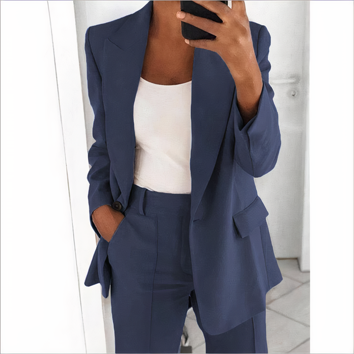 Damen Blazer-Set Jacke und Hose elegant - Gretchen