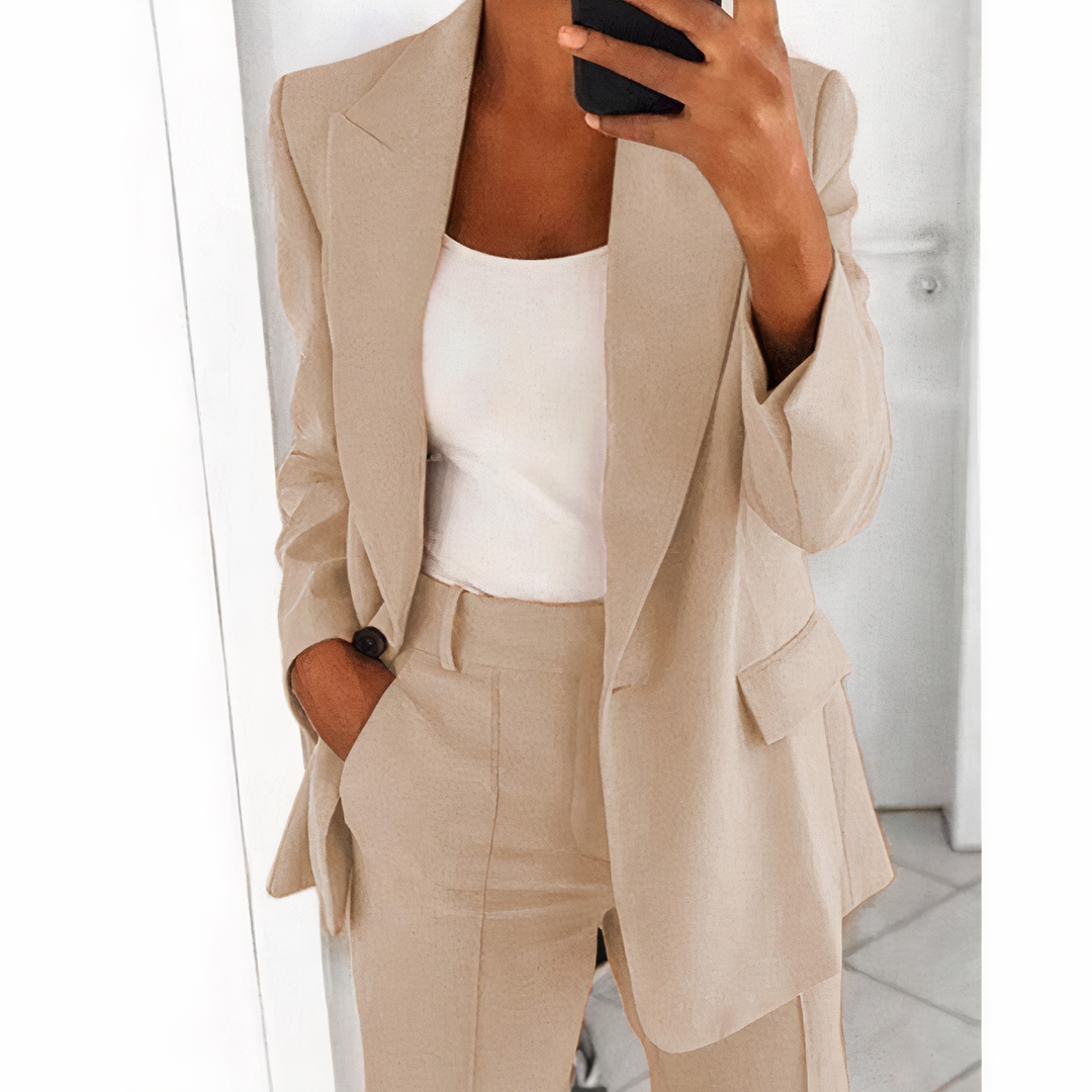 Damen Blazer-Set Jacke und Hose elegant - Gretchen