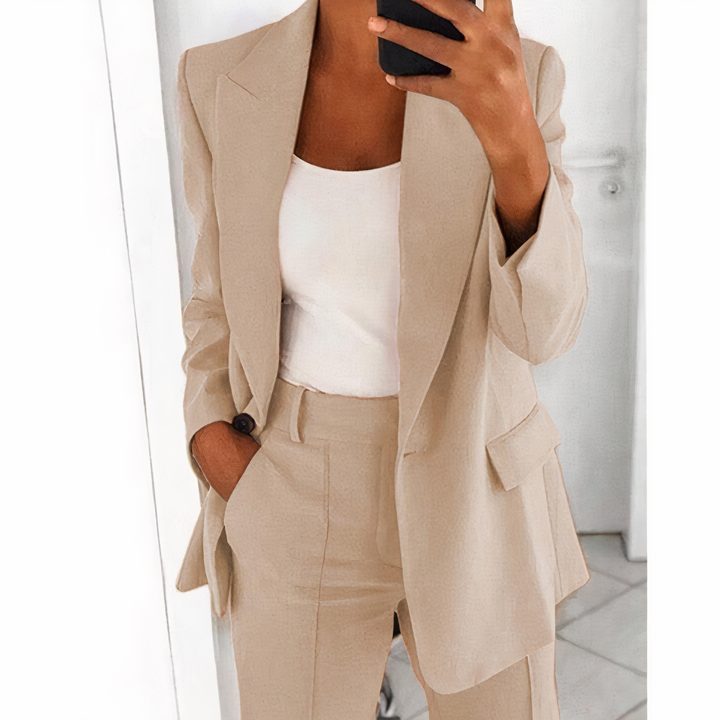Damen Blazer-Set Jacke und Hose elegant - Gretchen