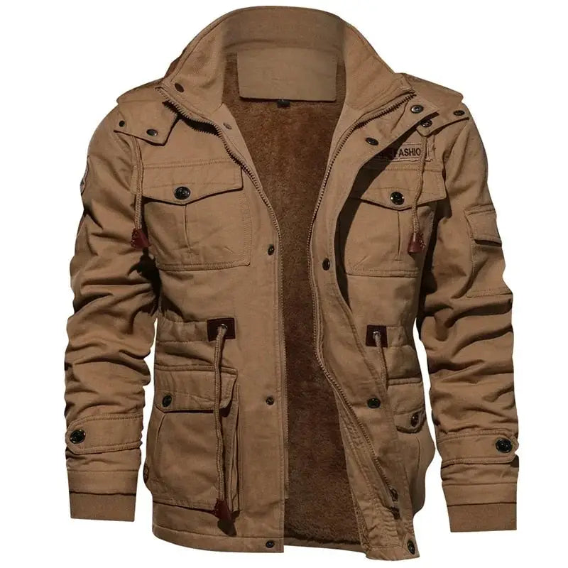 Thermojacke ÉléganceHiver Wärme und Stil Multipockets