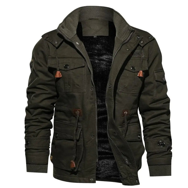 Thermojacke ÉléganceHiver Wärme und Stil Multipockets