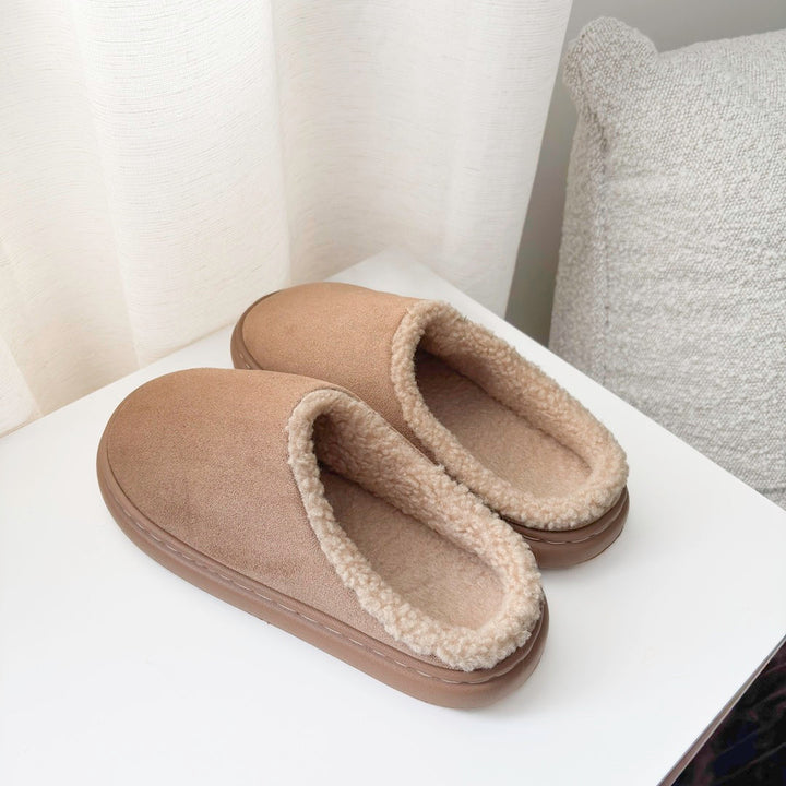 Damen-Stoffpantoffeln mit flauschigem Futter - Yrsa