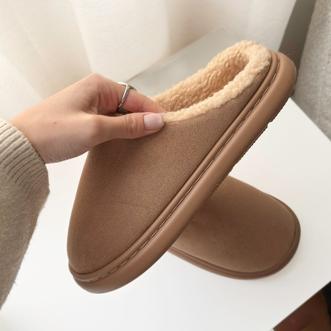 Damen-Stoffpantoffeln mit flauschigem Futter - Yrsa