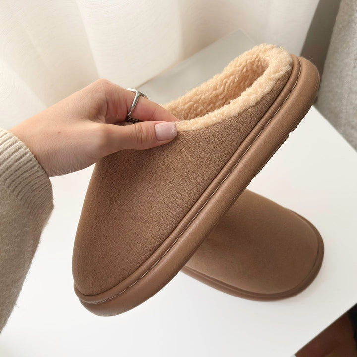 Damen-Stoffpantoffeln mit flauschigem Futter - Yrsa