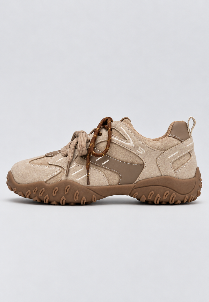 Mehrteilige Damensneaker mit voluminöser Sohle – Brina