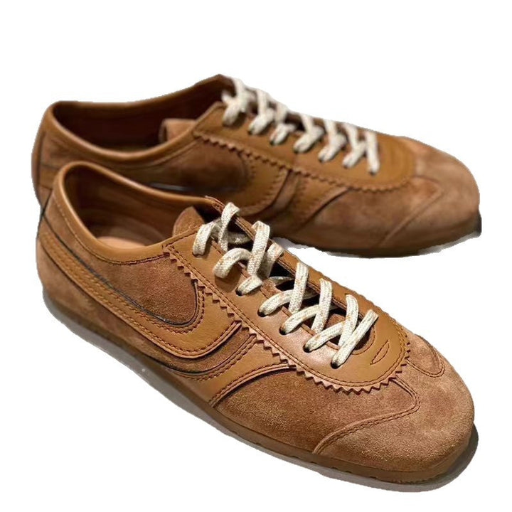 Barefoot-Sneaker für Damen im Retro-Stil mit kombinierten Einsätzen – Alinda